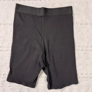 Aerie Real Good Black Ribbed High Waisted Boyshort‎ Biker Shorts Womens Small